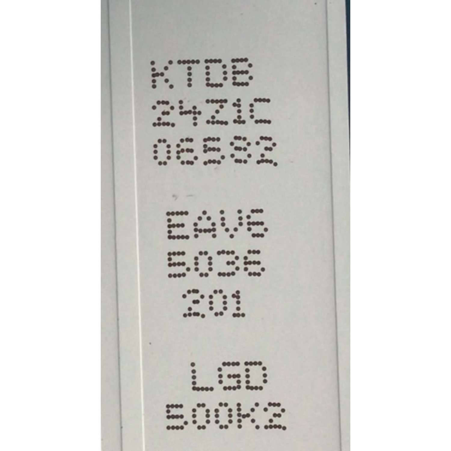 KIT DE LED'S PARA TV LG ( 6 PZ ) / NUMERO DE PARTE EAV65036201 / SSC_Y21 SLIM TRIDENT 50UP80_S / SSC_Y21 SLIM TRIDENT 50UP80_LGD_PTN0.5_REV00_210105 / MODELO 50UP76703LB / 50UQ9000PUD - Imagen 2